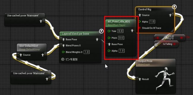 UE5のエイムオフセット
